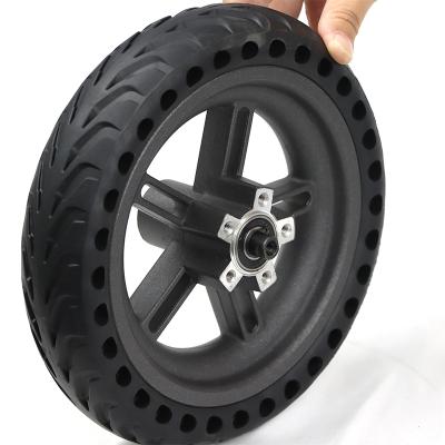 China Xiaomi M365 electric scooter wheel explosion-proof tire integrated original 5-hole wheel with solid honeycomb tire for sale