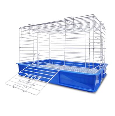 China Breathable Used Commercial Welded Wire Mesh Meat Rabbit Breeding Farming Cage Sale/Industrial Cage For Rabbit Farming for sale