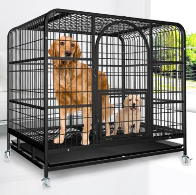 China Wholesale Breathable Pet Cage Portable Pet Cages Carriers Large Houses Kennel Pet Cages for sale