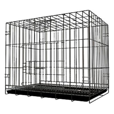 China Breathable Wholesale High Quality Large Dog Crate Multiple Sizes Collapsible Galvanized Steel Dog Kennel for sale