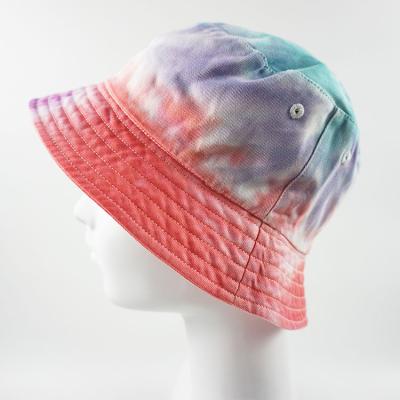 China Wholesale Customized 100% Verified Logo Women Plain Cotton Fisherman Caps Bulk Ladies Tie Dye Bucket Hat For Wholesale for sale