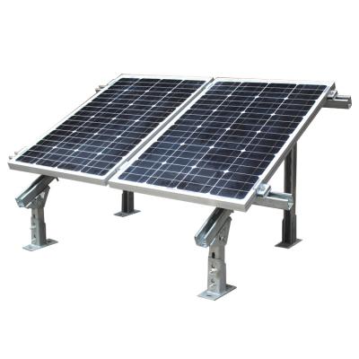 China Wholesale Adjustable Panel Mount Front Leg Rear Leg Solar Tilt Quick Installation Pole Mounted Bracket for sale