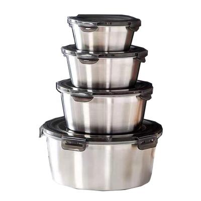 China Hot Freshness Keeping Food Containers Take Around Stainless Steel Containers Lunch Tiffin Box For School for sale