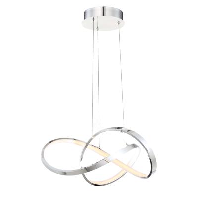 China Wholesale Modern Large Hanging Pendant Ring Dinning Room Chandeliers Pendant Light Led Lamp Lighting Living Room Manufacture 1.6 for sale