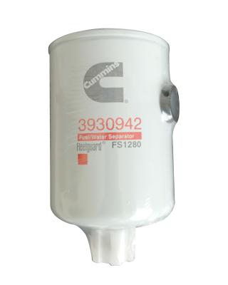 China Promotion Fleetguard Fuel-water Seperator FS1280 , metal white,used in trucks,bues,engineering machine etc for sale