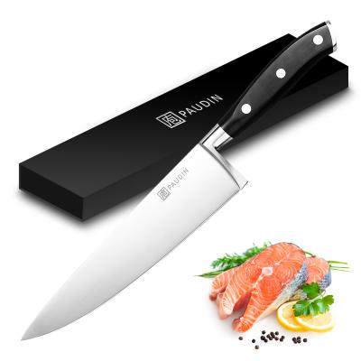 China 8 Inch Handle Style Kitchen Knife Durable Safe Viable German Triple Riveted Chef Knife for sale