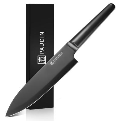 China Paudin Traditional 8 Inch Ultra Sharp Stainless Steel Kitchen Knife With Nonstick Coating Professional Knife For Home Kitchen And Restaurnt for sale