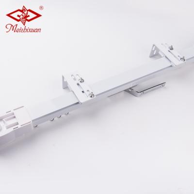 China New Fashion Aluminum Alloy Curtain Eco-friendly Electric Smart Curtain Rail Track Auto Rail Set for sale