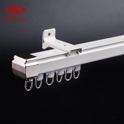 China Eco-friendly Ceil Track Curtain Aluminum Sliding Windows Curtain Track With Pulley System Curtain Accessories for sale