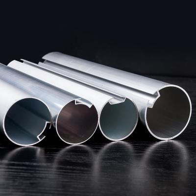 China door & Customized window factory extruded 6063 powder coating aluminum profile tube pipe for roller blind component for sale