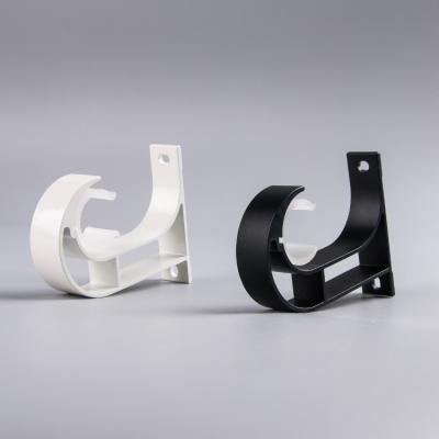 China Metal Mount Bracket Curtain Accessory Brackets 28mm Roman Rod Single Curtain Bracket Double for sale