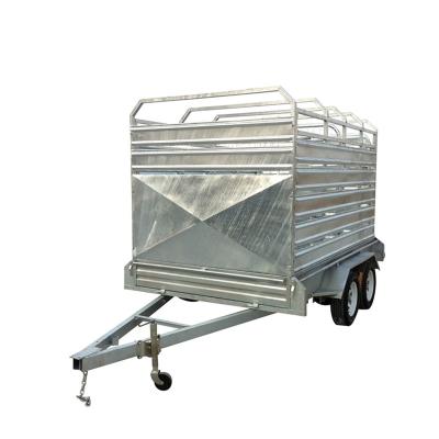 China Livestock Farm / Car Trailer 12x6 Foot Sheep Transport Trailer for sale