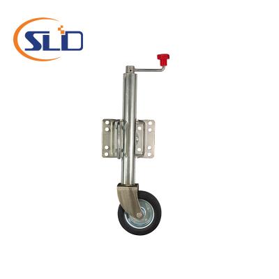 China Trailer Parts H.D.G Bolt On Clamp Trailer Jockey Wheel Thumb Up Wind Top Wind Swing for sale