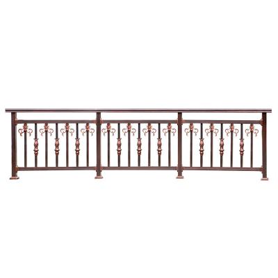 China Modern ANTIQUE ARCHITECTURAL BALCONY DECK TERRACE RAILING WROUGHT IRON Fence Designs for sale