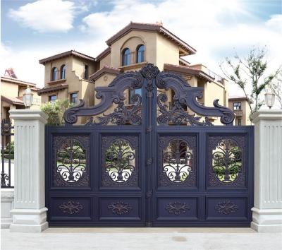 China Easily Assembled Security High Quality Metal Sliding Door Design Driveway Aluminum Sliding Gates for sale