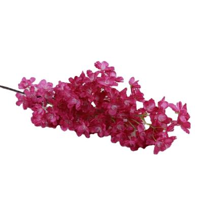 China Silk+ Plastic Artificial Flowers Cherry Blossom Branches For Sale for sale