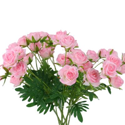 China Valentine's Day Decoration Quality 4 Head Latex Rose Artificial Flower Artificial Hydrangea Flowers 4 Head for sale