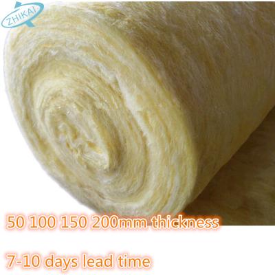 China Building Materials Interior Wall Sound Insulation R11 Glass Wool Roll , Heat Insulation Fiberglass Wool for sale