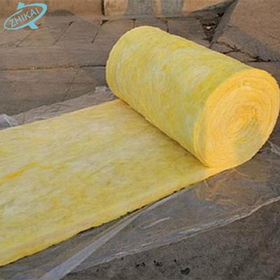 China Roof Glass Wool 50mm Acoustic Blanket Glass Wool Roll Price for sale