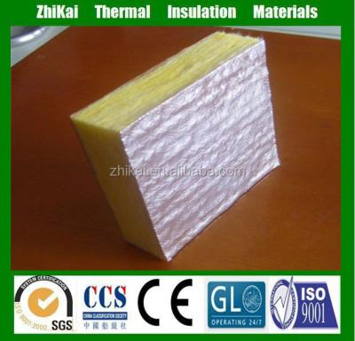 China Construction Heat Insulation Materials Heat Insulation Materials Refractory Glass Wool Bats With Aluminum In Construction for sale