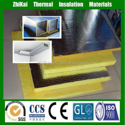 China HVAC Duct Insulation Glass Wool Board / Fiberglass Wool Board ZK1000x600x50mm for sale