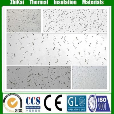 China Artistic Ceilings Bathroom Suspended Mineral Tiles 62x62 , Ceiling Tugular Types Mineral Wool Ceiling Tiles 60x60 for sale