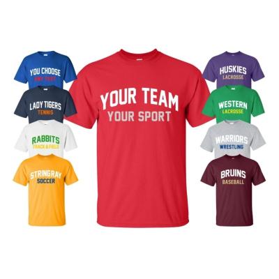 China Anti-Shrink Free Design Custom Men Apparel Sports Jersey T-shirt With Your Team Name Any Text League Practice Parent Top Clothes for sale