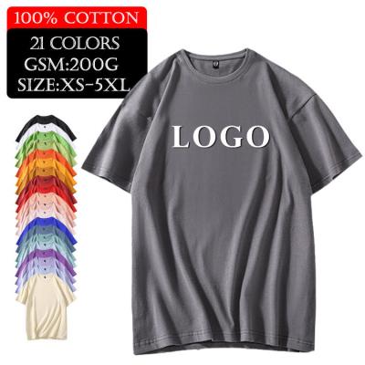 China Anti-Shrink Wholesale Unisex 100% Cotton Tee Hip Hop Oversized Off Shoulder T-shirt Custom Logo printed tshirts for sale