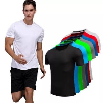 China Anti-Shrink Sublimation t shirts blank 100% polyester men's t-shirts wholesale custom printing logo tshirt quick dry t shirt sports for sale