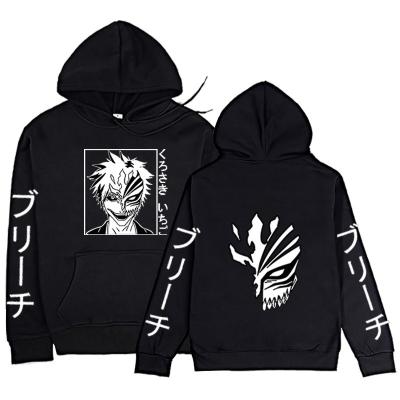 China Anti-Shrink Popular Japan Bleach Anime 3d Printed Washed Hoodies For Men Bleach 3d Printing Hoodies Fashion Casual Oversized Sweatshirt for sale