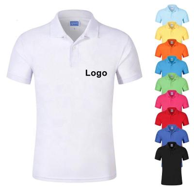 China Anti-wrinkle Men's Golf Polo Shirts Plain Polo Tshirts With Logo Custom Logo Printed Polo T shirt Sublimation Blank T-shirt Plus Size for sale