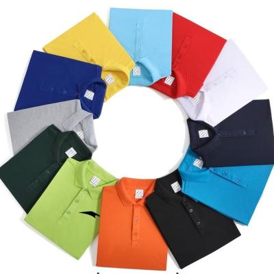 China Anti-wrinkle Wholesale OEM Solid Color Cotton Casual Polo T Shirts Polo Shirt For Men Cotton Polo Shirts With Custom Logo for sale