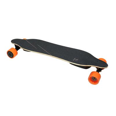 China Bamboo and Fiberglass Deck 2*600W Rated Power High Quality Motor Electric Skateboard and Longboard for sale