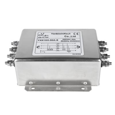 China YX91G5 Dreiphasenfilter, 380 V, passiver EMI-Filter, geeignet für die industrielle Automatisierung zu verkaufen