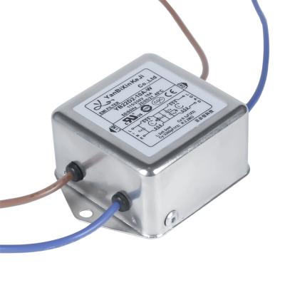 China Des einphasig-YB22D2 Energie-EMI Filter For Power Supply-Ausrüstung des Entstörfilter-220V 10A zu verkaufen