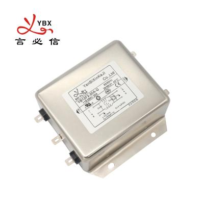 China Tiefpass-EMI Filter Single Phase Power Filter 20A 250V für Servomotor zu verkaufen