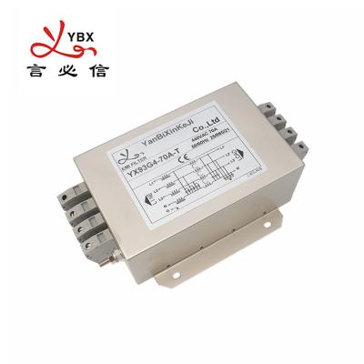 Cina UL 94V-0 440VAC 10A 3 approvazioni del CE ROHS di EMI Filter With di fase in vendita