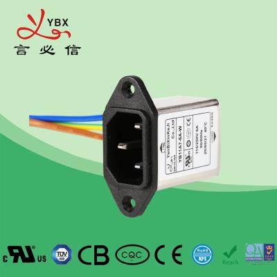 China Filtro para iem Inline da máquina de lavar de Yanbixin, serviço do OEM do filtro de ruído da compatibilidade electrónica do IEM à venda