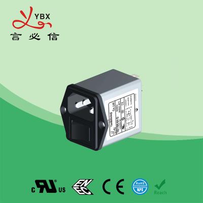 중국 Yanbixin AC 소켓 IEC 스위치 홀더 10A 120V 250VAC를 가진 인라인 EMI 필터 판매용