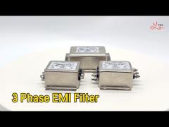 Bolted Output 3 Phase EMI Filter 380V / 440V For Automation Equipment