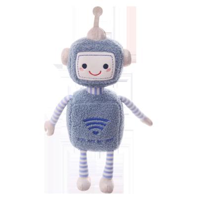 China Wholesale Cheap Custom Lovely Stuffed Eco-friendly Robot Bedroom Decoration Plush Toys for sale