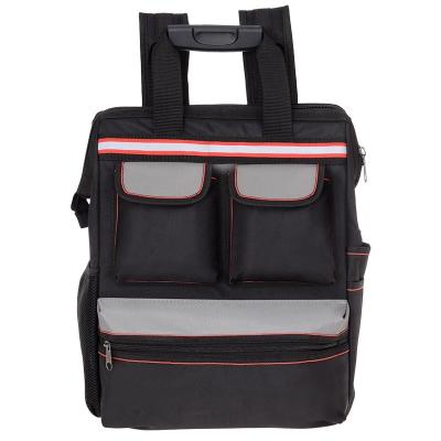 China New Design Polyester Backpack Tool Bag Large Capacity Wholesale Tool Carry Bag Electrician/Electricians Tool Bag for sale