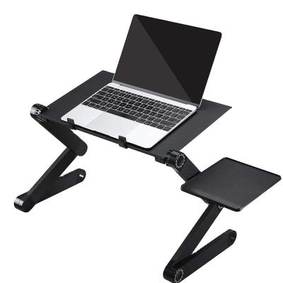 China (Size) 2021 Adjustable 360 ​​Degree Portable Home Office Notebook PC Laptop Desk Folding Table Stand With Mouse Pad for sale