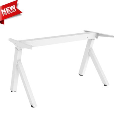 China Adjustable Height Metal Computer Desk (Height) Adjustable Frame Motorized Sit Standing Two Motor Desk Frame for sale