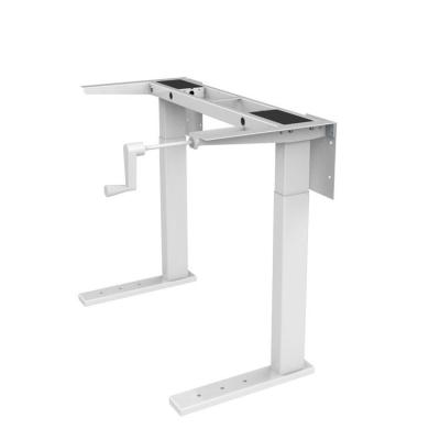 China Crank Handle Work(Height)Adjustable Manual Electric Manual-Height Adjustable Desk View for sale