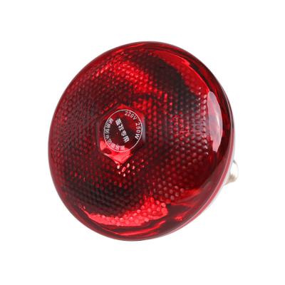 China Animal Husbandry Animal Heat Lamp For Half Chick 100w 200w 250w 300w R125 Roasted Bulb Red Glass Heater for sale