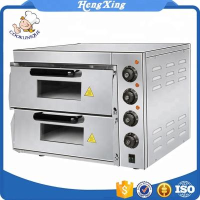 China Electric Pizza Oven Home Used 2-Deck Stainless Steel Pizza for sale