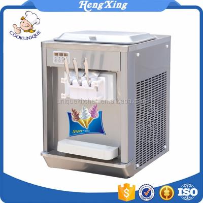 China Hot Ice Cream Vending Stainless Steel Soft Top Ice Cream Machine With Commercial Prices Restaurant for sale