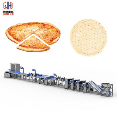 China 1000 a la cadena de producción baja de la pizza automática 5000pcs/H máquina anterior de la pizza rotatoria del cortador en venta