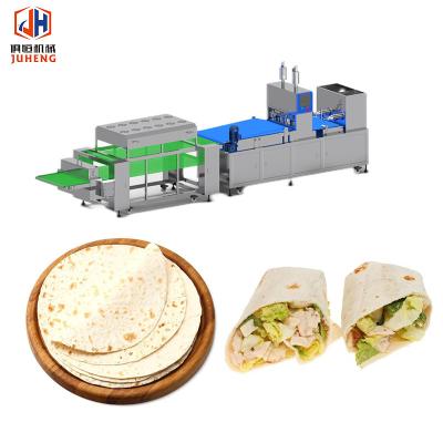 China 1500 Stück/h Kompakte Tortilla-Maschine Roti Chapati Tortillas Flatbread-Produktionslinie zu verkaufen